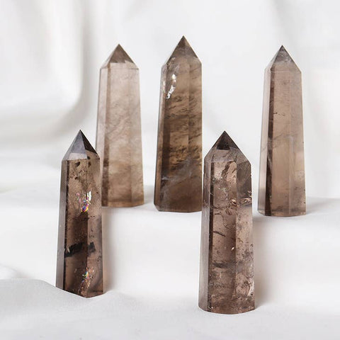 Smokey Quartz Tower Generator Obelisk - Point- Wand - Master Healer - Crystal Healing - Gift Idea