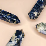 Sodalite Tower Generator Obelisk - Point- Wand - Crystal Healing - Gift Idea