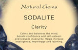 Sodalite Tumbled Stone - Intuition, Focuses Energy and Guidance