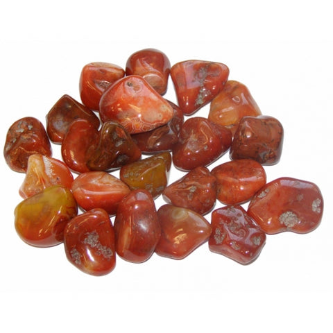 Red Jade Tumbled Stone -  Strength, Luck, Prosperity and Finances
