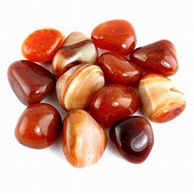Carnelian Tumbled Stone - Energy, Creativity, Detoxification and Immunity - Crystal Healing