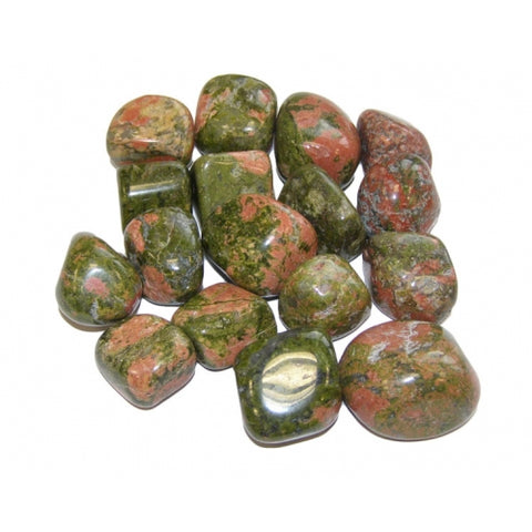 Unakite (Medium) Tumbled Stone - Balance, Release and Detoxification - Crystal Healing
