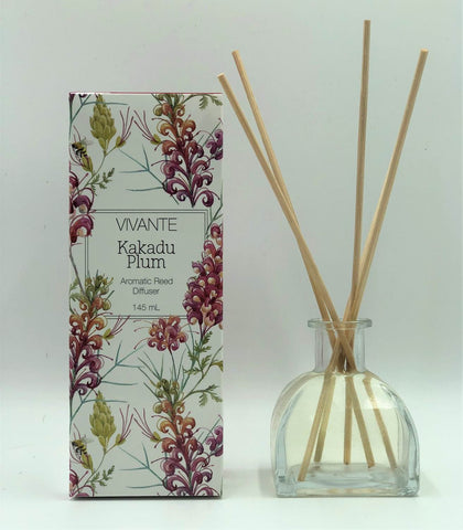 VIVANTE Australiana Kakadu Plum Aromatherapy Reed Diffuser 145ml - The Holistic Shop in Wagga Wagga