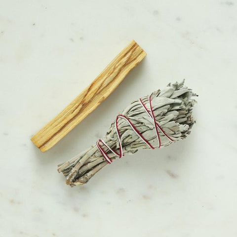 White Sage and Palo Santo Smudge Pack