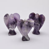 Amethyst Angel Carving 50mm - Protection, Purification and Spirituality - Crystal Healing - Mother's Day Gift Idea