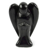 Black Obsidian Crystal Gemstone Angel 40mm