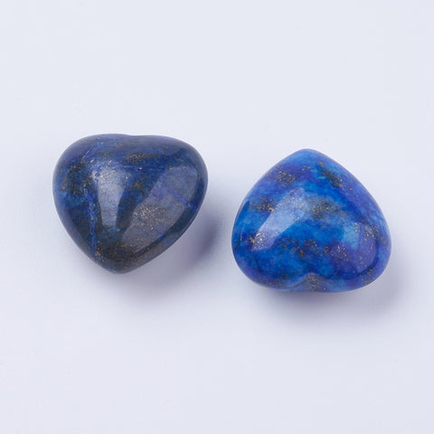 Lapis Lazuli Puff Crystal Heart - Stress, Communication, Intuition and Inner Power - Crystal Healing