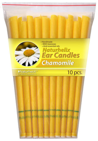Ear Candles (Aromatherapy) Chamomile Essential Oil - 5 Pairs - Sleep and Digestion - Organic - Naturhelix Australia