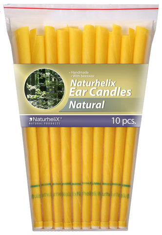 Ear Candles Natural - Pack of 10 - 5 Pairs - Naturhelix  Australia