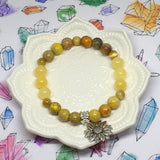 Happiness-Sunflower-SilverHealing-Crysesignstal-Gemstone-Bracelet-by-CALA-Designs