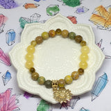 Happiness-Sunflower-Rose-Gold-Healing-Crystal-Gemstone-Bracelet-by-CALA-Designs