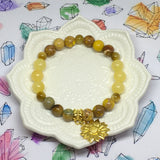 Happiness-Sunflower-Gold-Healing-Crysesignstal-Gemstone-Bracelet-by-CALA-Designs