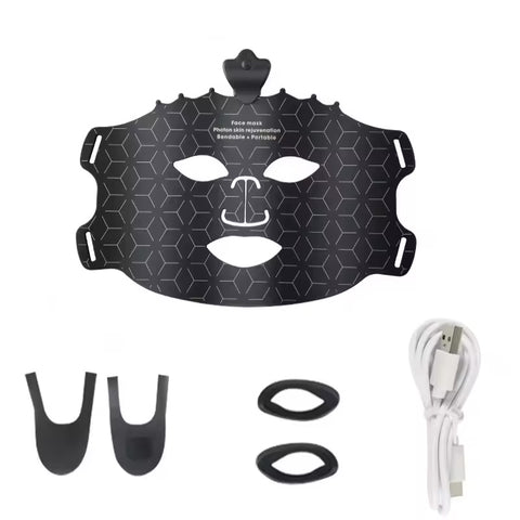 7 Colour LED and Photon Light Facial Mask - with 240 lights - Best Seller