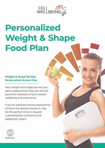 Personalised Weight Loss and Body Shaping Shape Food Plan - Epigenetic Hair Analysis