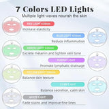7 Colour LED and Photon Light Facial Mask - with 240 lights - Best Seller