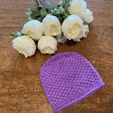 Gratitude and Grace Chemo Beanie (Iris)  by CALA Designs