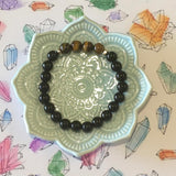 Gratitude Blessing Tigers Eye Gemstone Bracelet for Men by CALA Designs