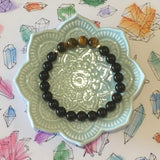 Gratitude Blessing Tigers Eye Gemstone Bracelet for Men by CALA Designs