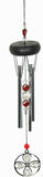 Glitzie Bead Wind Chime - Metal Tubes - Feng Shui - Home Décor - 35cm