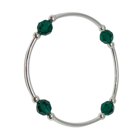 May-Emerald-Swarovski-Crystal-Bracelet-8mm-byCALA-Designs