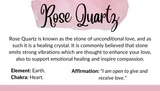 Rose Quartz Dolphin 50mm - Love, Friendship and Partnership - Crystal Healing - Gift Idea