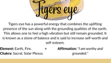 Tigers Eye Dolphin 50mm - Protection, Creativity and Balance - Crystal Healing - Gift Idea