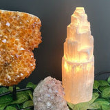 Natural Selenite Crystal Lamp - 30cm - Protection and Cleansing