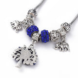 Lapis Lazuli European Inspired Charm Bracelets - The Holistic Shop