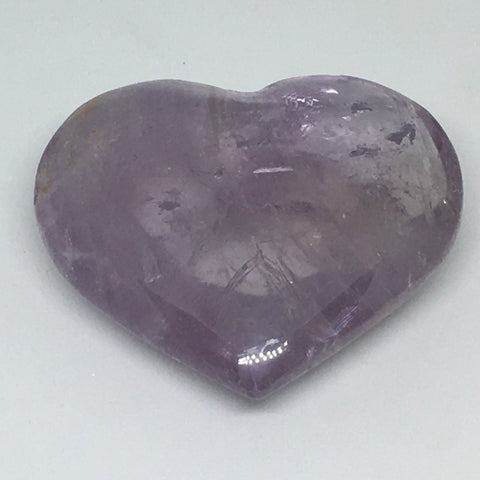 Amethyst Crystal Heart 55mm - Protection, Purification and Spirituality - Crystal Healing - February Birthstone