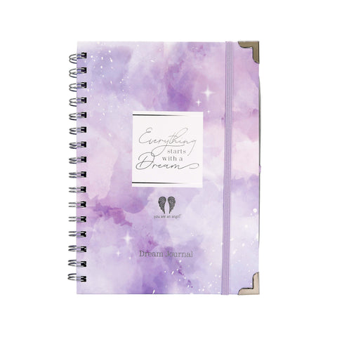 You are an Angel - DREAM Journal with Silver Metal Pen - Gift Idea