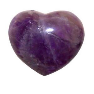 Amethyst Crystal Heart 30mm - Protection, Purification and Spirituality - Crystal Healing - February Birthstone