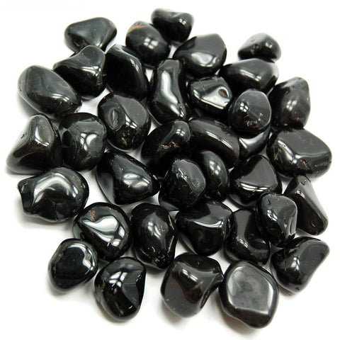 Black Onyx Tumbled Stone - Self Control, Protection, Healing and Grounding - Crystal Healing