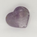Amethyst Crystal Heart 55mm - Protection, Purification and Spirituality - Crystal Healing - February Birthstone