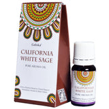 Californian White Sage and Palo Santo Fragrance Oil Duo - each bottle 10ml