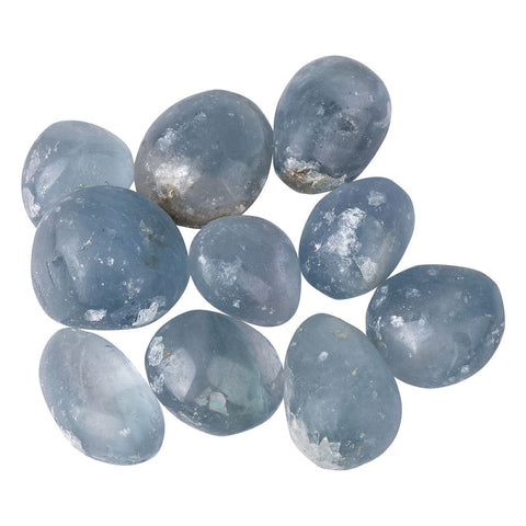 Celestite A Grade Tumbled Stone - Spirituality, Purity and Balance - Crystal Healing