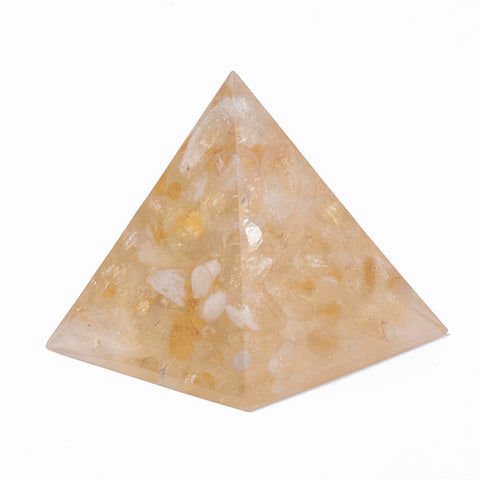 Citrine Pyramid 60mm - Abundance, Prosperity and Wealth - Crystal Healing