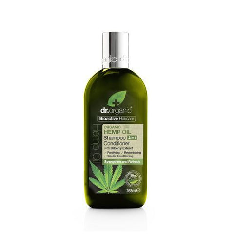 Dr Organic Hemp Oil 2 in 1 Shampoo and Conditioner 265ml