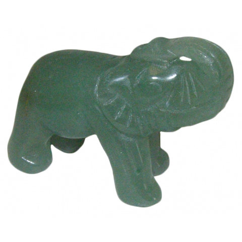 Green Aventurine Elephant 50mm - Comfort, Luck, Healing and Love - Crystal Healing