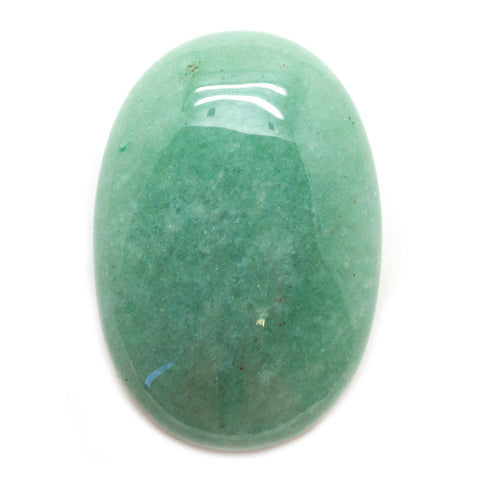 Green Aventurine Palm Stone 60mm - Comfort, Luck, Healing and Love - Crystal Healing