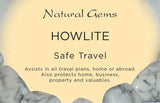Howlite Tumbled Stone - Calming, Knowledge, Concentration and Clarity - Crystal Healing