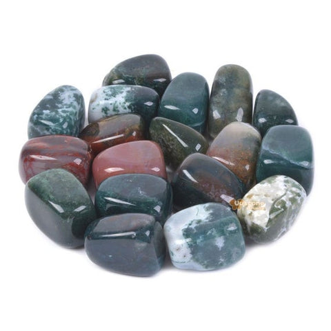 Indian Agate Tumbled Stone MEDIUM (INDIA) - Protection, Security, Concentration and Calming - Crystal Healing