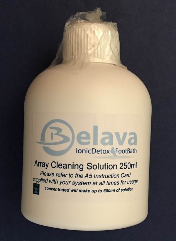 Array Cleaning Solution (Biodegradable) Ionic Detox Foot Spa Bath