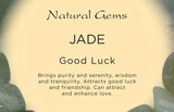 NEW Jade (Medium) Tumbled Stone - Luck, Love, Money and Healing - Crystal Healing