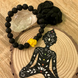 Kid's Little Elephant and Lava Stone Aromatherapy Diffuser Bracelet - Handcrafted