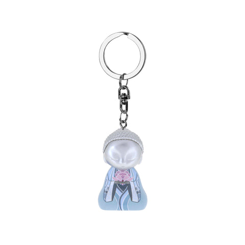 Little Buddha Figurine Keychain - Key Ring - Be Yourself - LIMITED EDITION - GIFT IDEA