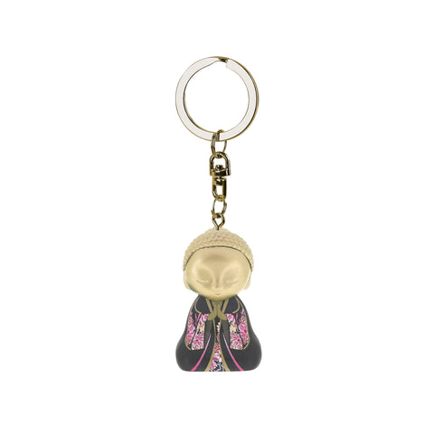 Little Buddha Figurine Keychain - Key Ring - Love and Affection - LIMITED EDITION - GIFT IDEA