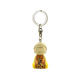 Little Buddha Figurine Keychain - Key Ring - Love is - LIMITED EDITION - GIFT IDEA