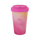 MUM - ECO Friendly Bamboo Travel Coffee Drinking Mug - Mother's Day Gift Idea