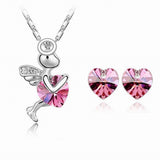 Maisie-Angel-Rose-Red-Platinum-Plate-Necklace-and-Earrings-made-with-Swarovski-Crystal-Elements
