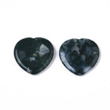 Moss Agate Heart Shaped Thumb Worry Stone 40mm - Growth, Nurturing and New Beginnings - Healing Crystal - Gift Idea